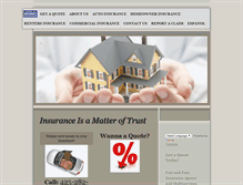 Tablet Screenshot of fastandeasyins.com